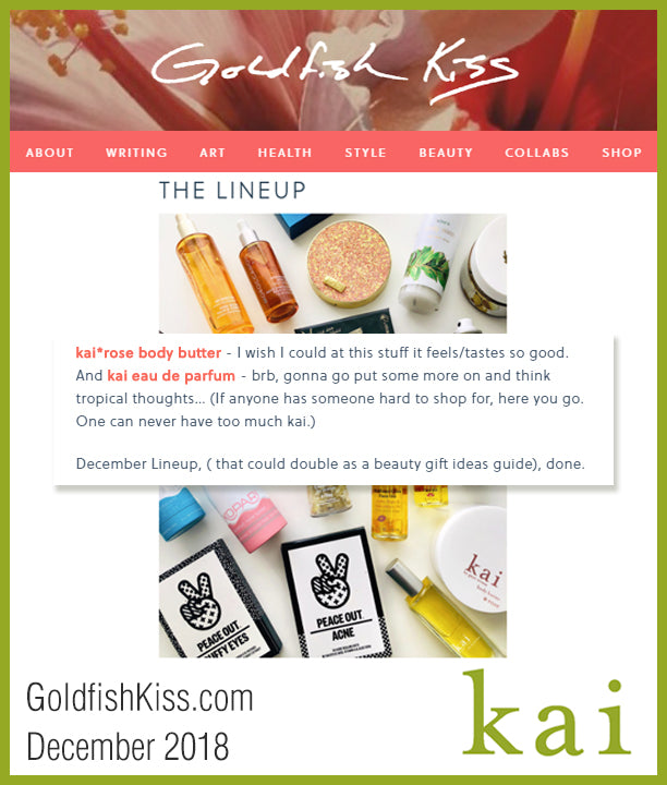 goldfishkiss.com - december 2018