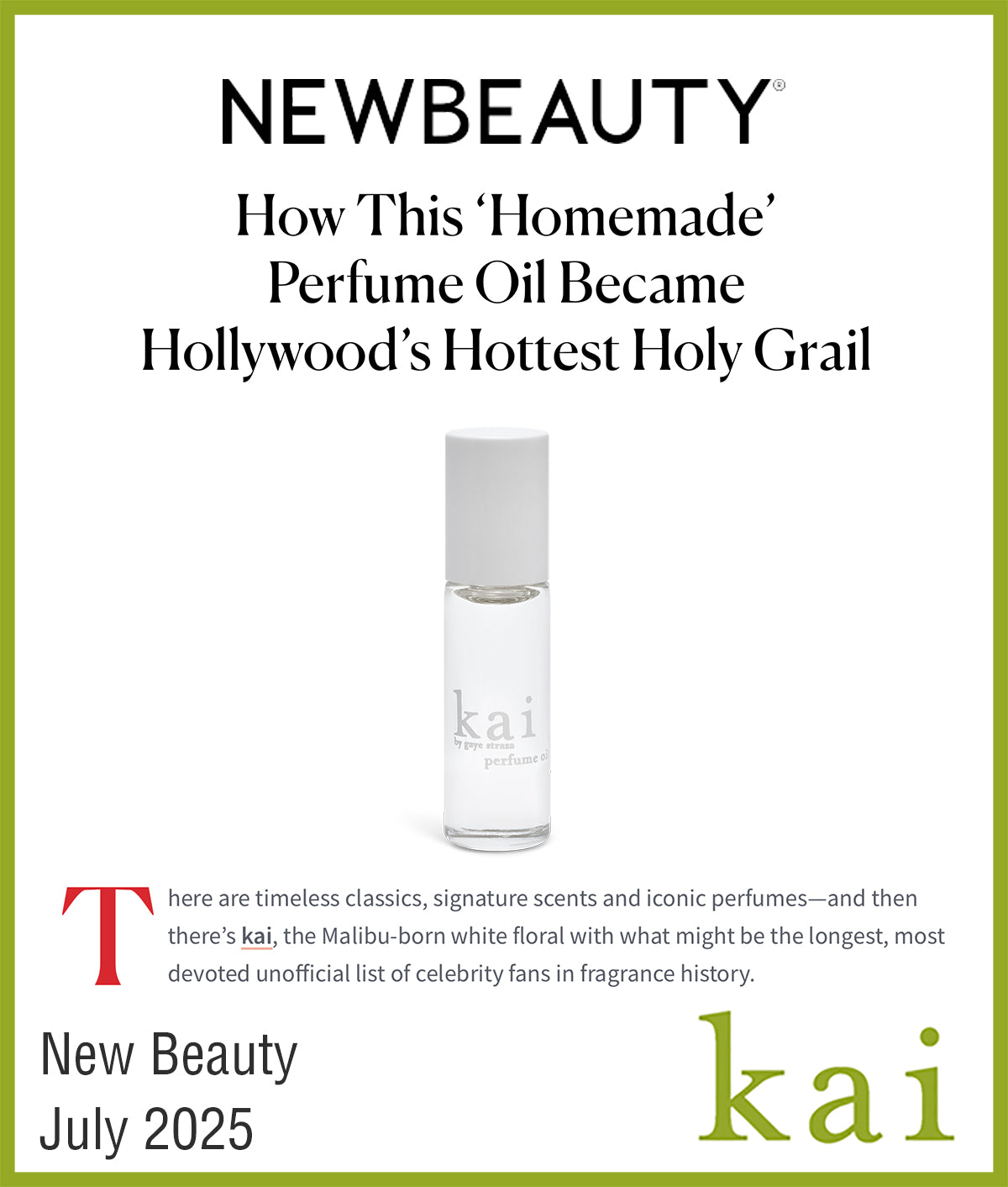 hollywood's hottest perfume oil - new beauty - july 2025