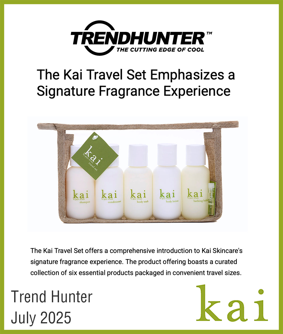 kai travel set - trend hunter - july 2025